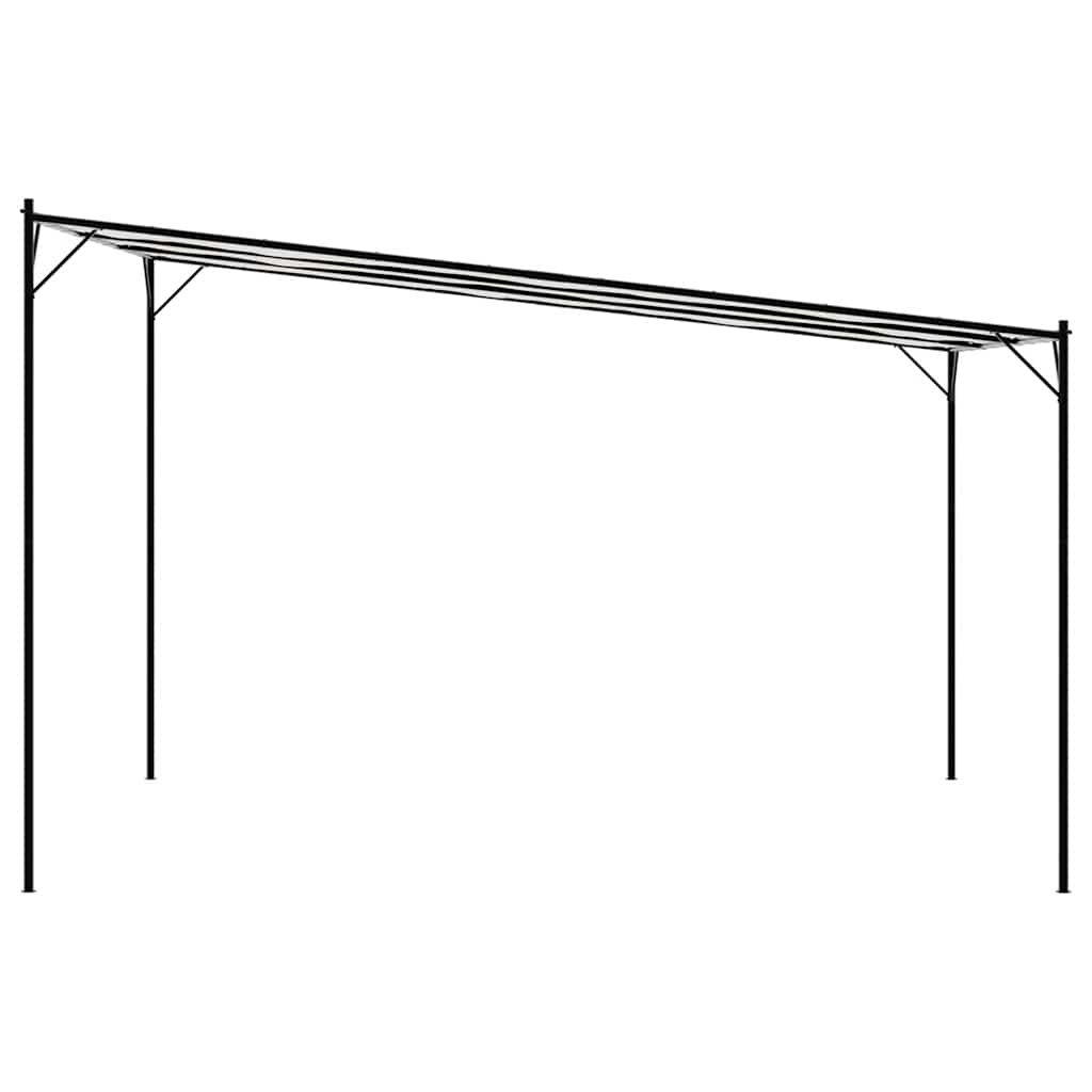 vidaXL Gazebo White 4x4 m 180 g/m² Fabric and Steel 5