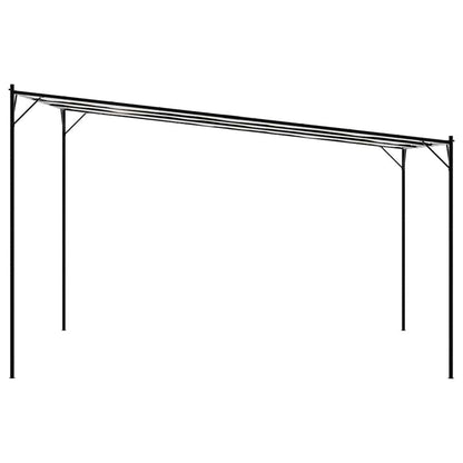 vidaXL Gazebo White 4x4 m 180 g/m² Fabric and Steel 5