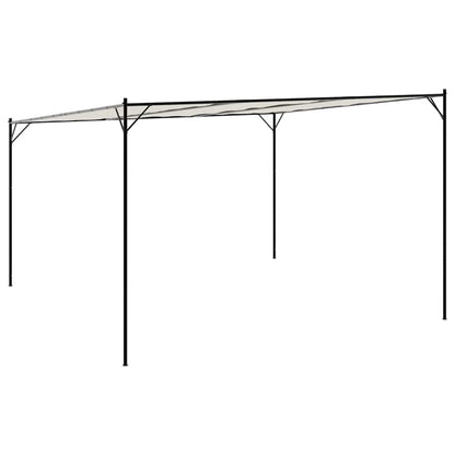 vidaXL Gazebo White 4x4 m 180 g/m² Fabric and Steel 6