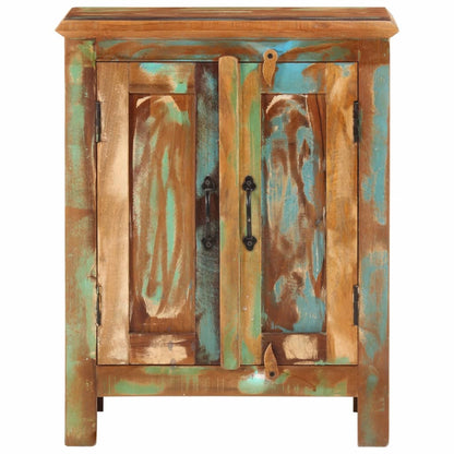 vidaXL Sideboard with 2 Doors 55x30x70 cm Solid Wood Reclaimed 2