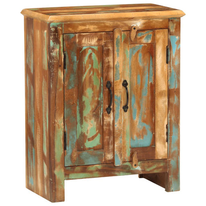 vidaXL Sideboard with 2 Doors 55x30x70 cm Solid Wood Reclaimed 6