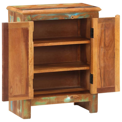 vidaXL Sideboard with 2 Doors 55x30x70 cm Solid Wood Reclaimed 4