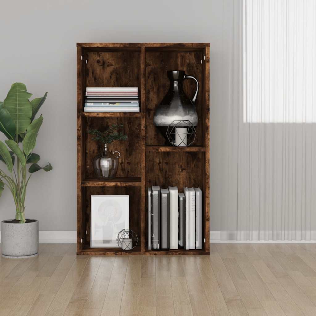 Book Cabinet/Sideboard 50x25x80 cm Engineered Wood Smoked oak