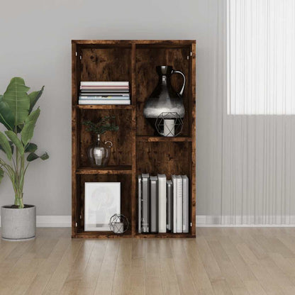 Book Cabinet/Sideboard 50x25x80 cm Engineered Wood Smoked oak