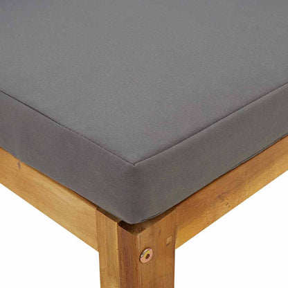 vidaXL Sectional Corner Sofas 2 pcs with Cushions Solid Wood Acacia 6