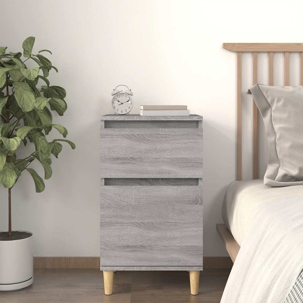 Bedside Cabinet 40x35x70 cm Grey sonoma