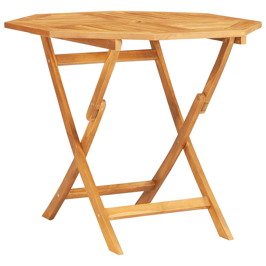 vidaXL 5 Piece Garden Dining Set Solid Wood Teak 6