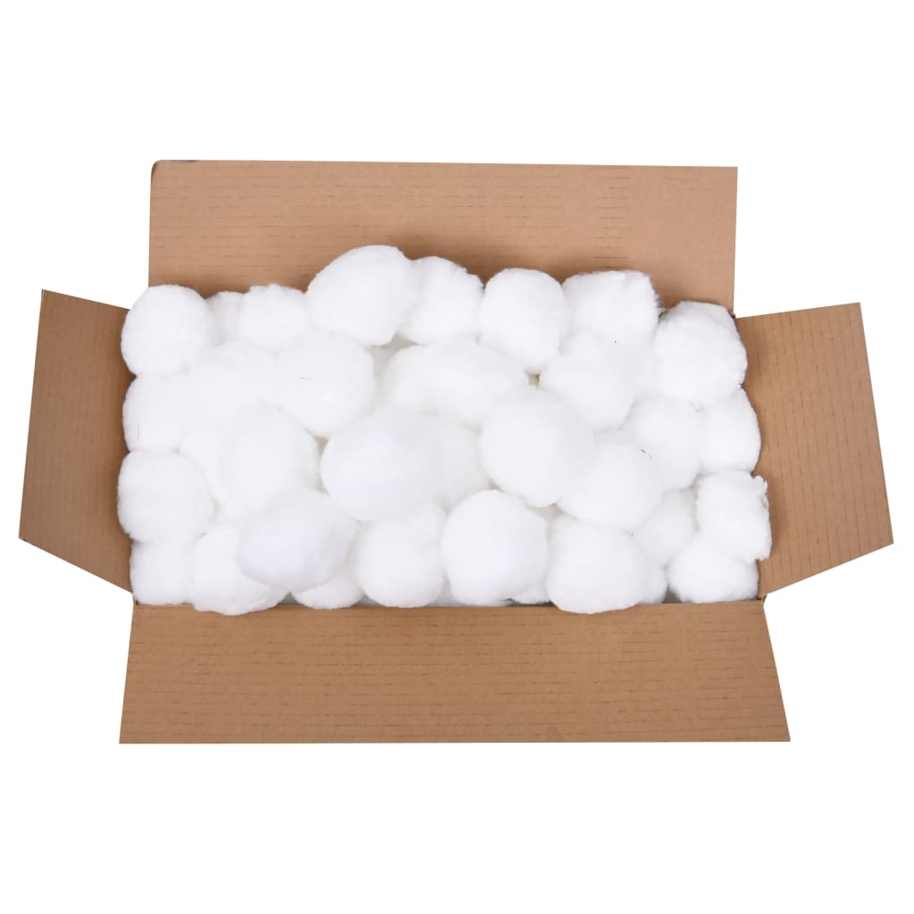 Pool Filter Balls PE White 1400 g
