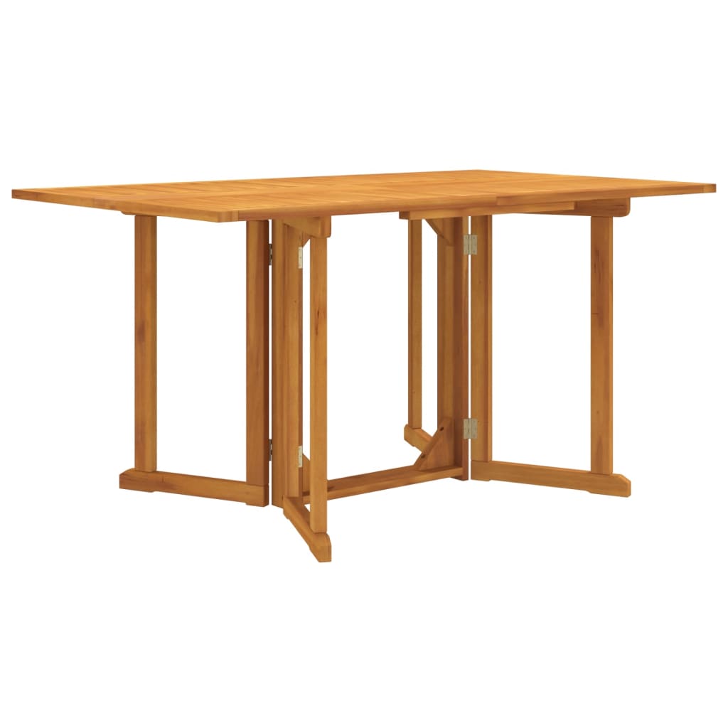 vidaXL Folding Butterfly Garden Table 150x90x75 cm Solid Wood Teak 1
