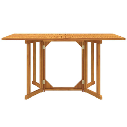 Folding Butterfly Garden Table Solid Wood Teak 150 cm 90 cm