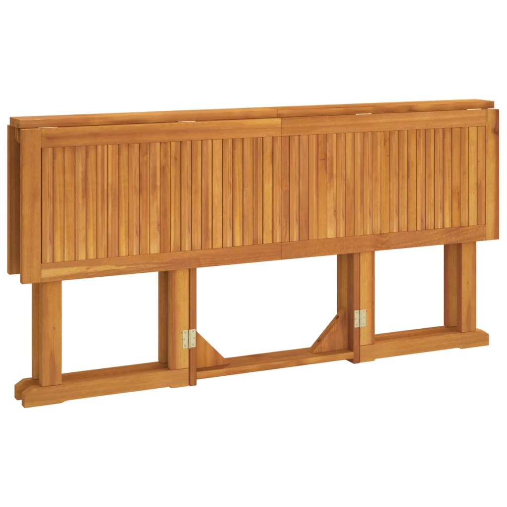 vidaXL Folding Butterfly Garden Table 150x90x75 cm Solid Wood Teak 4