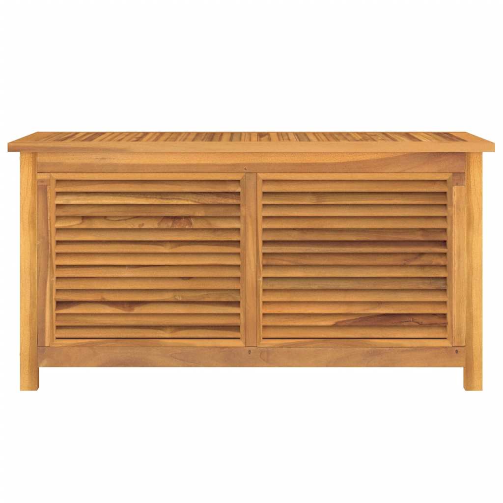vidaXL Garden Storage Box with Bag 114x50x58 cm Solid Wood Teak 3
