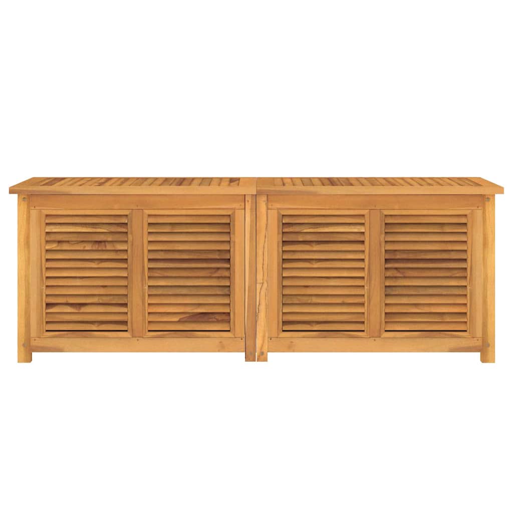 vidaXL Garden Storage Box with Bag 150x50x55 cm Solid Wood Teak 3