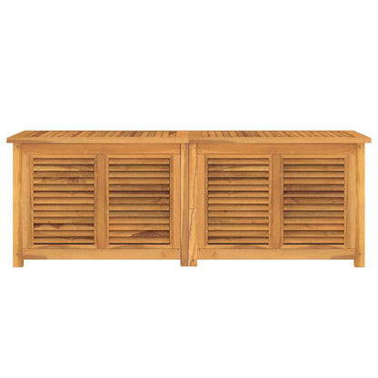 vidaXL Garden Storage Box with Bag 150x50x55 cm Solid Wood Teak 3
