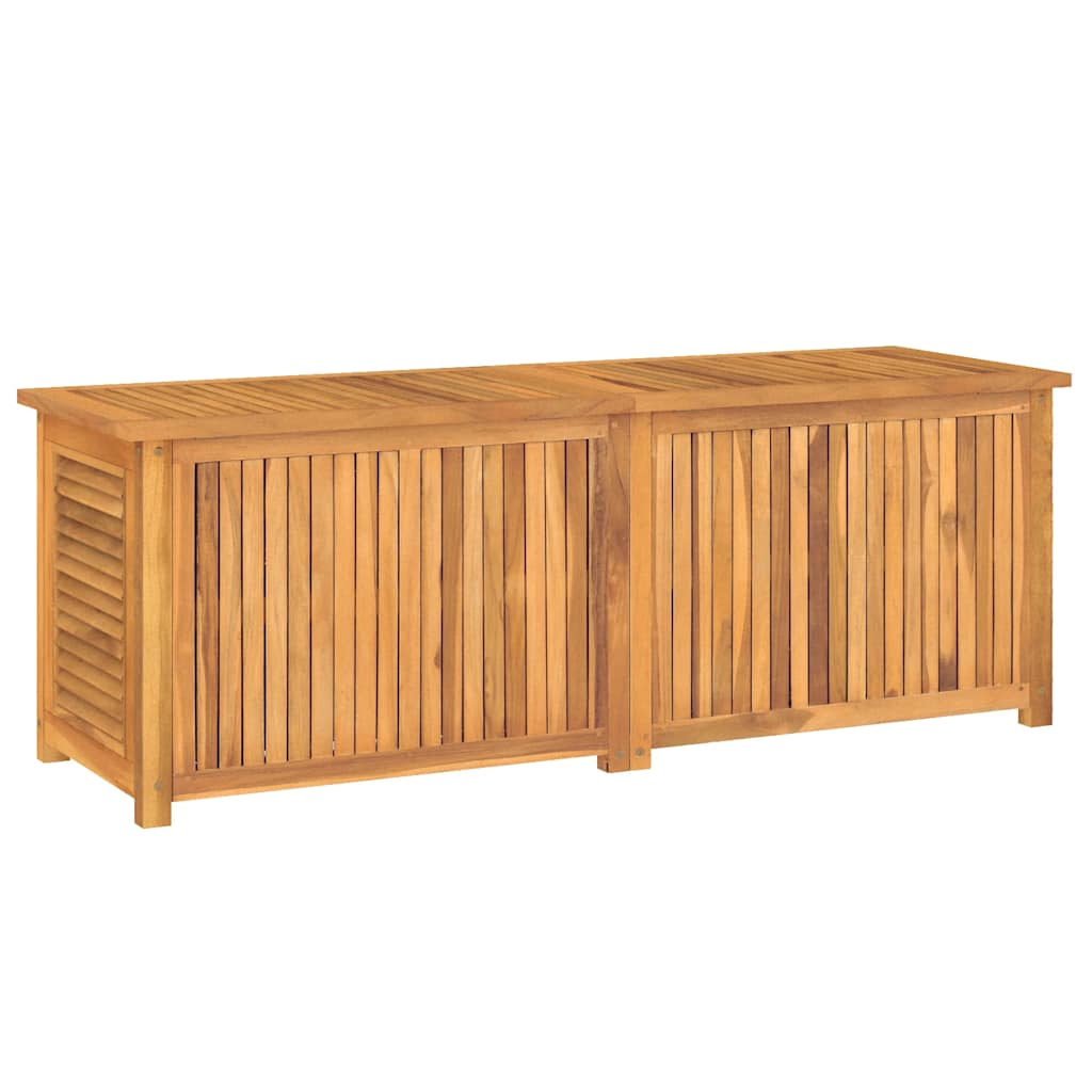 vidaXL Garden Storage Box with Bag 150x50x55 cm Solid Wood Teak 6