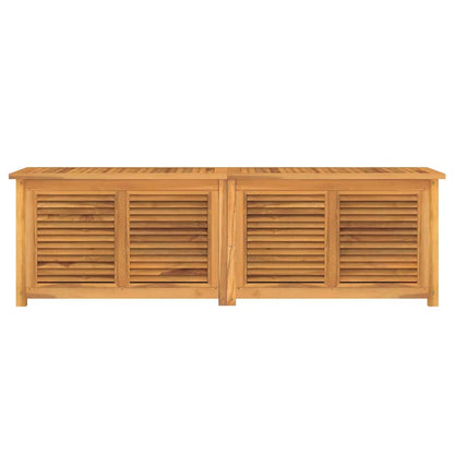 vidaXL Garden Storage Box with Bag 175x50x55 cm Solid Wood Teak 3