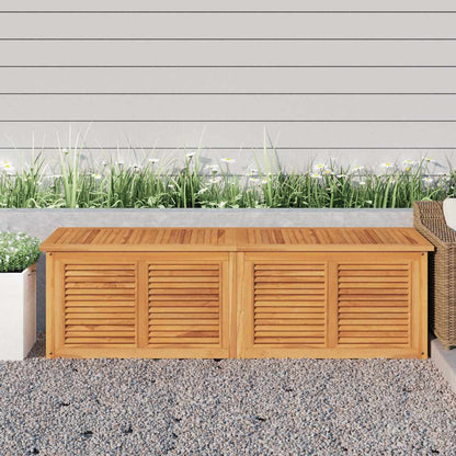 vidaXL Garden Storage Box with Bag 175x50x55 cm Solid Wood Teak 1