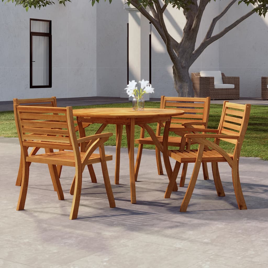 vidaXL Garden Table Solid Wood Acacia