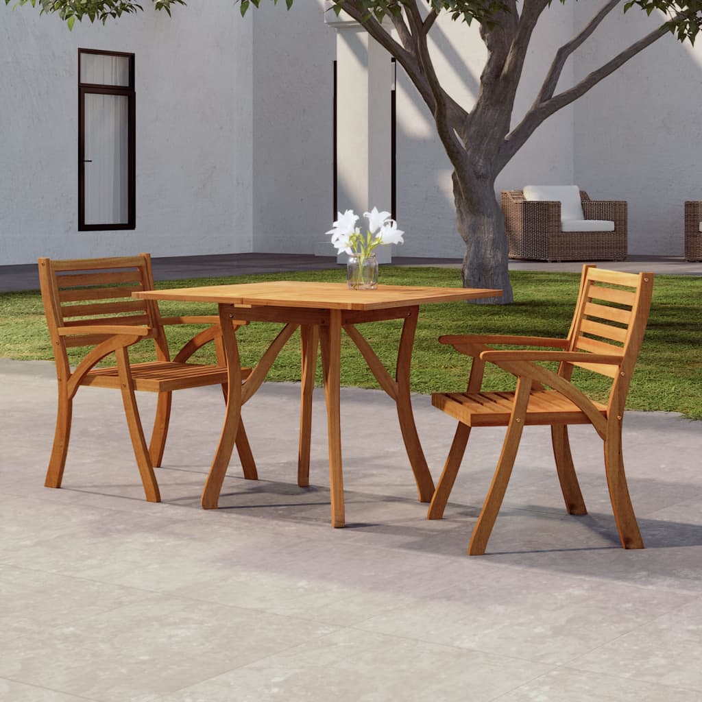 vidaXL Garden Table Solid Wood Acacia