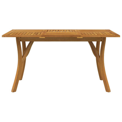 vidaXL Garden Table 150x90x75 cm Solid Wood Acacia 3