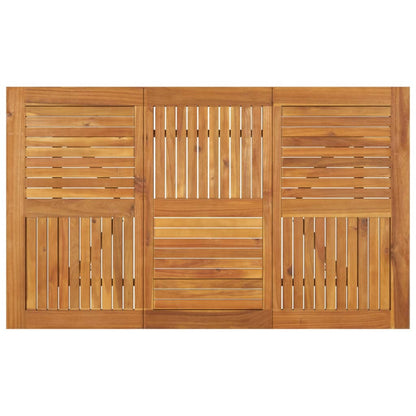 vidaXL Garden Table 150x90x75 cm Solid Wood Acacia 4