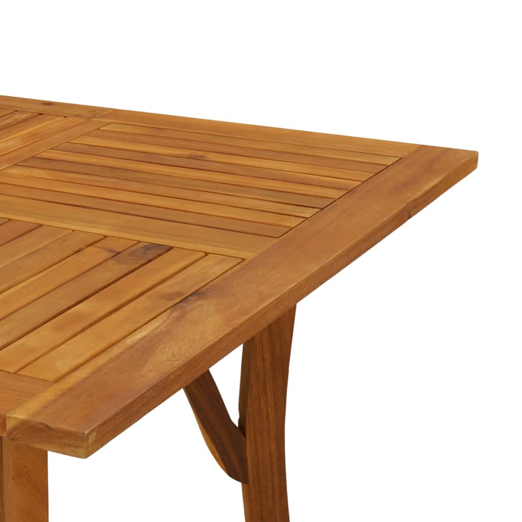 vidaXL Garden Table 150x90x75 cm Solid Wood Acacia 5
