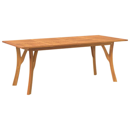 vidaXL Garden Table 200x90x75 cm Solid Wood Acacia 2