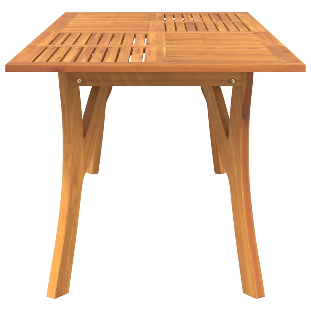 vidaXL Garden Table 200x90x75 cm Solid Wood Acacia 4