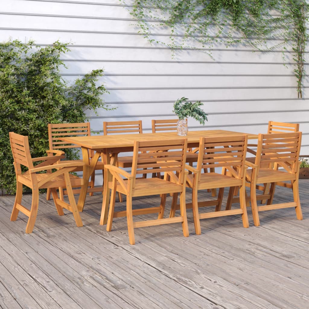 vidaXL Garden Table 200x90x75 cm Solid Wood Acacia 1