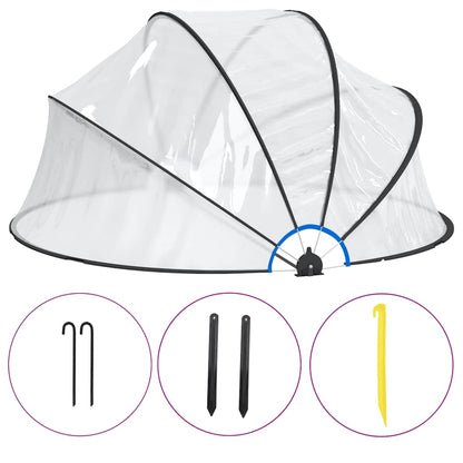 Pool Dome Round PVC 315 cm 158 cm