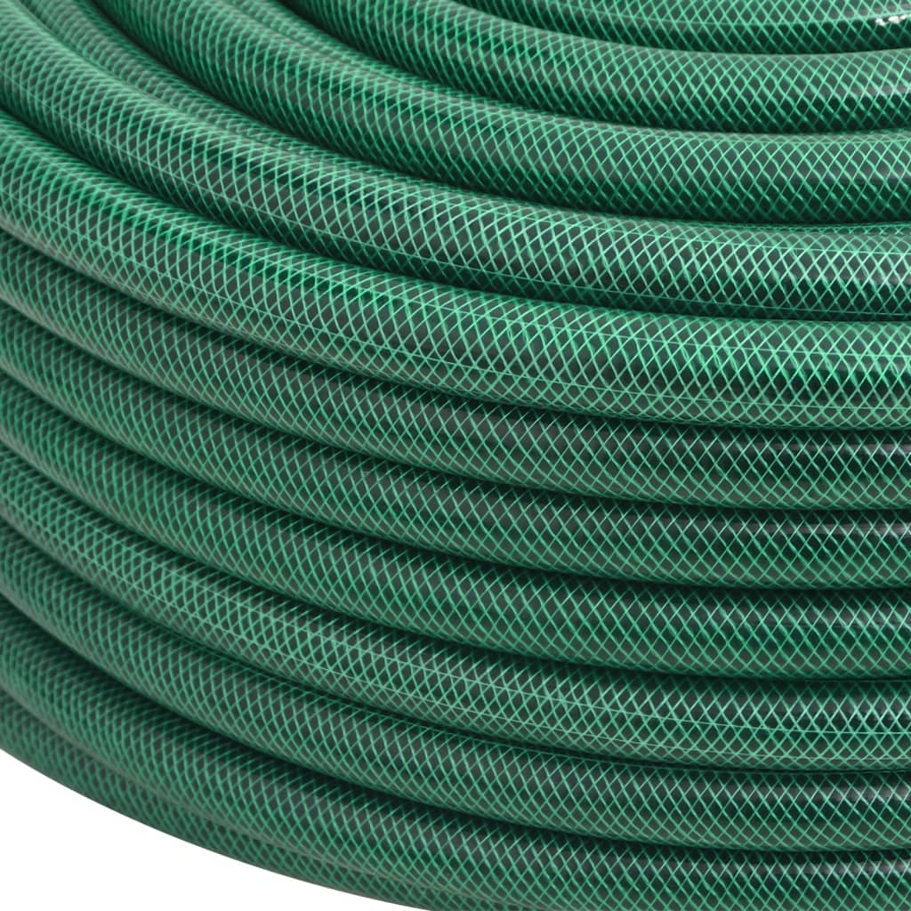 vidaXL Garden Hose Green 1" 100 m PVC 3
