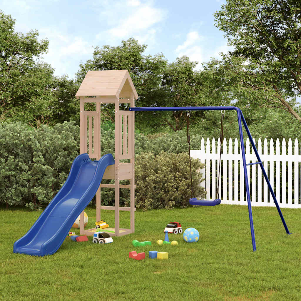 vidaXL Outdoor Playset Solid Wood Pine 1