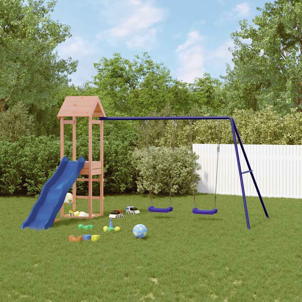 vidaXL Outdoor Playset Solid Wood Douglas 1