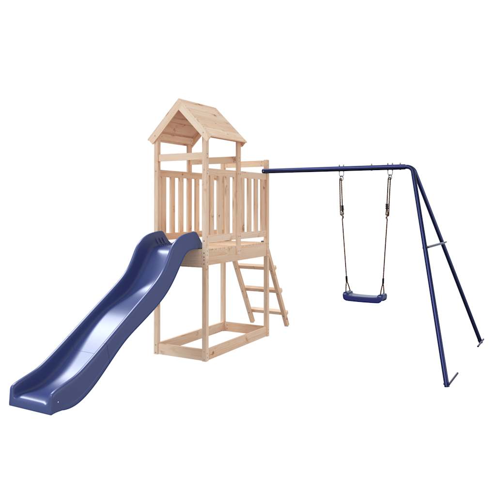 vidaXL Outdoor Playset Solid Wood Pine 2