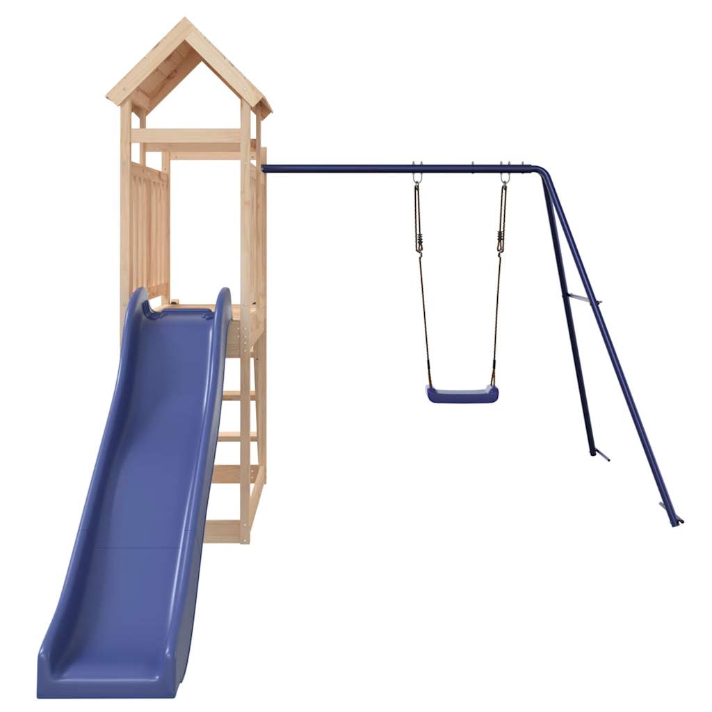 vidaXL Outdoor Playset Solid Wood Pine 4