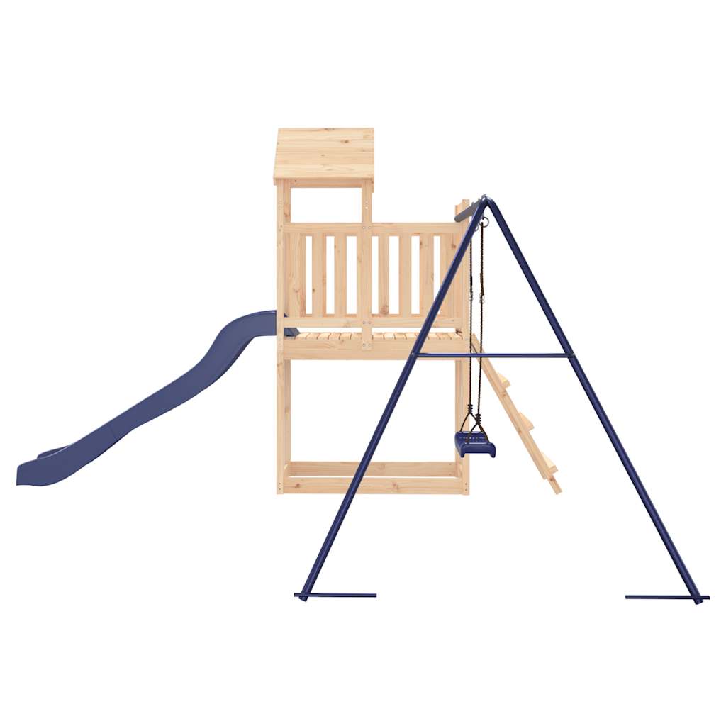 vidaXL Outdoor Playset Solid Wood Pine 6