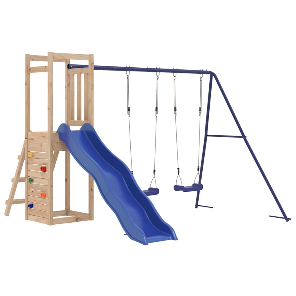 vidaXL Outdoor Playset Solid Wood Pine 2