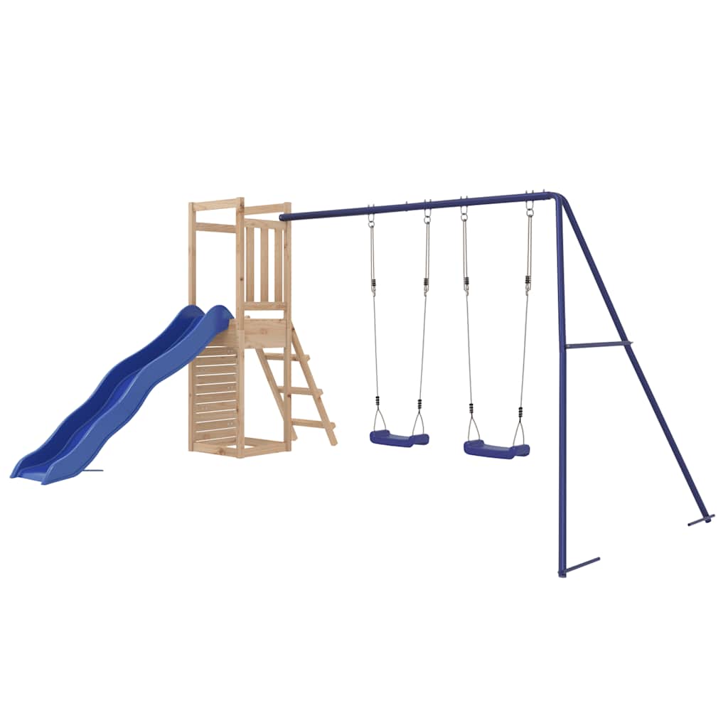vidaXL Outdoor Playset Solid Wood Pine 3