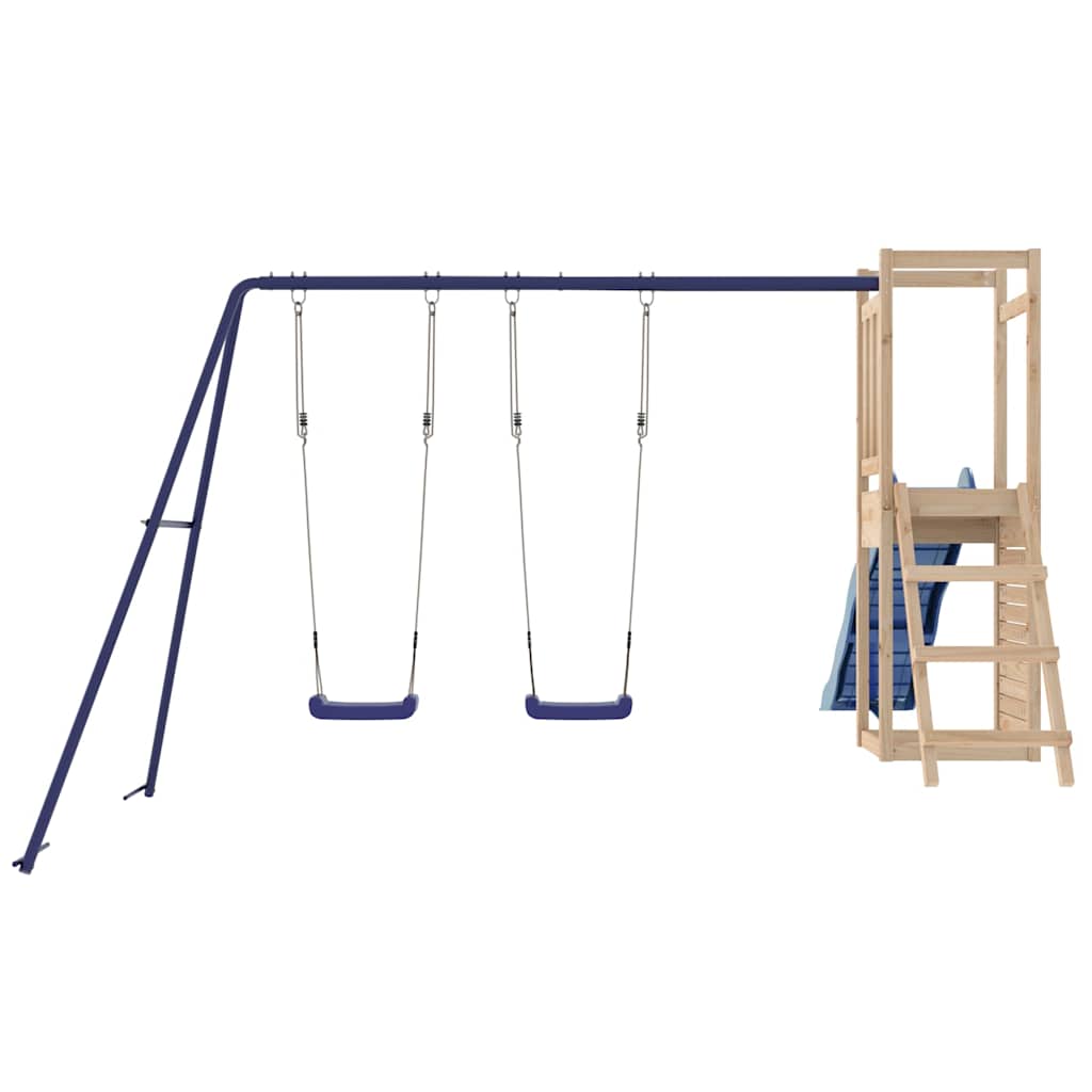 vidaXL Outdoor Playset Solid Wood Pine 6