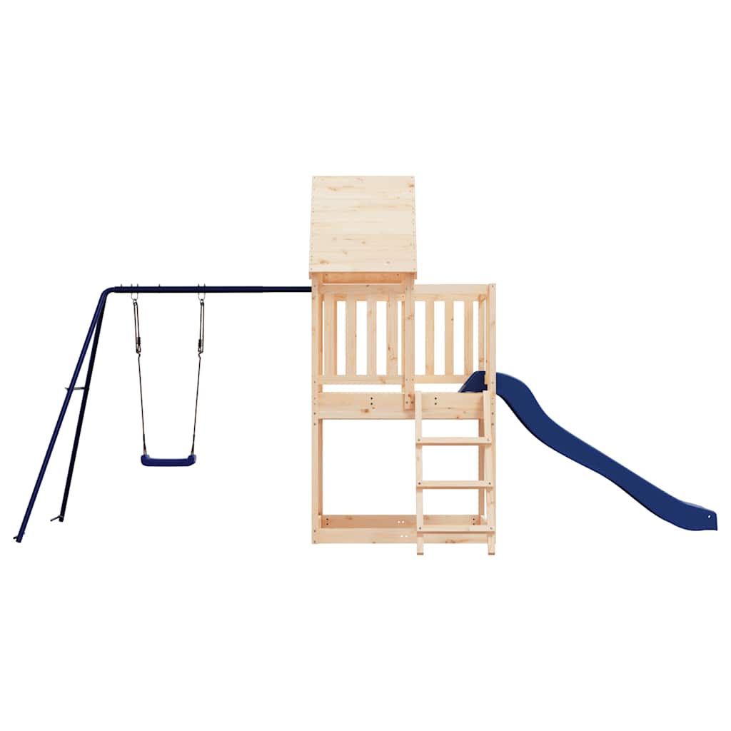 vidaXL Outdoor Playset Solid Wood Pine 3