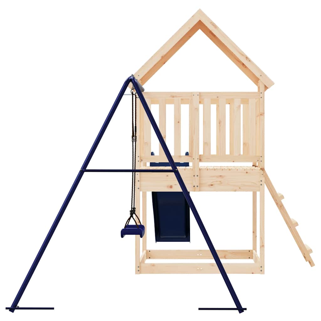 vidaXL Outdoor Playset Solid Wood Pine 4