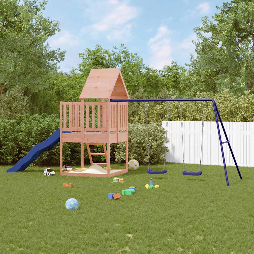 vidaXL Outdoor Playset Solid Wood Douglas 1