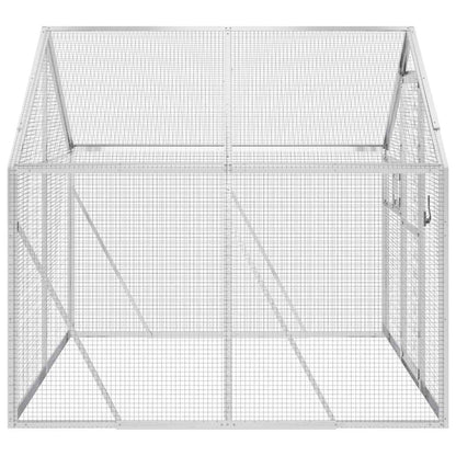 vidaXL Aviary Silver 1,79x2x1,85 m Aluminium 4