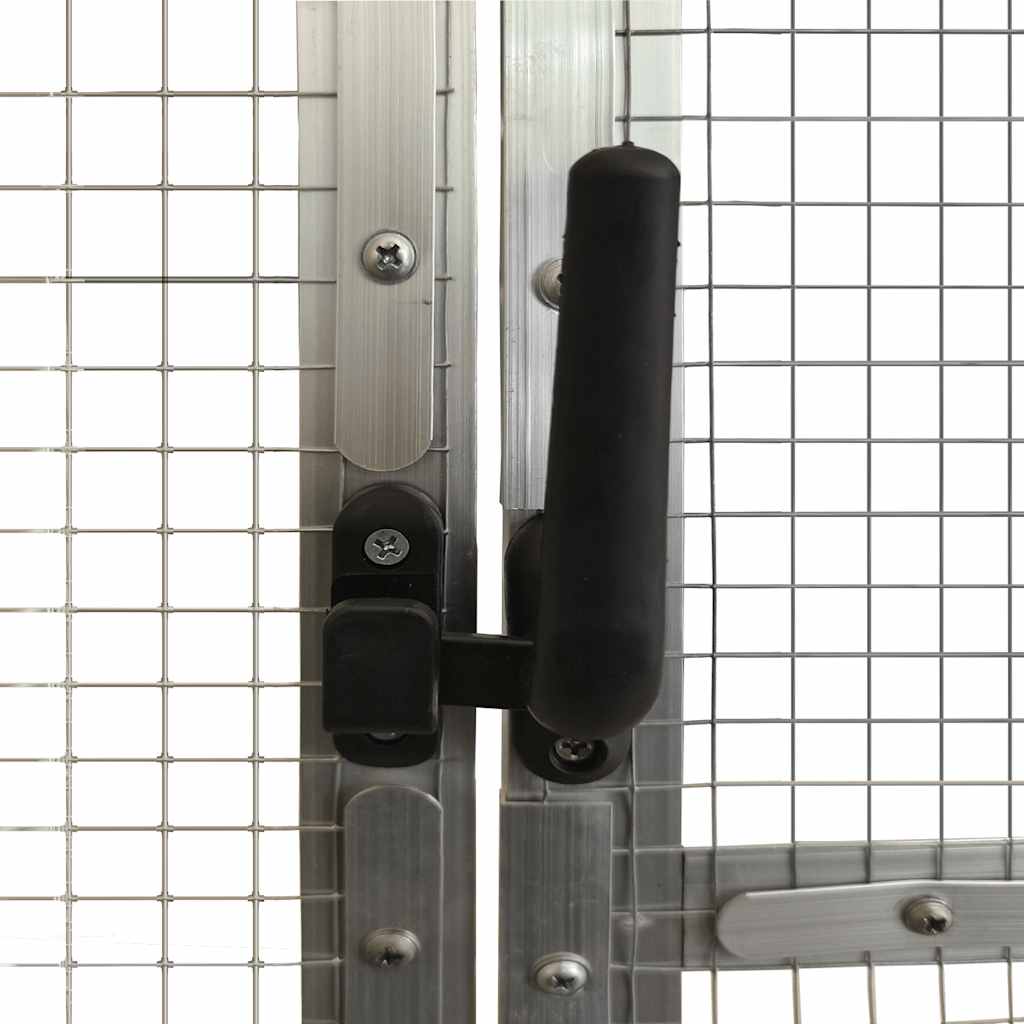 vidaXL Aviary Silver 1,79x2x1,85 m Aluminium 6