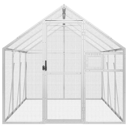 vidaXL Aviary Silver 1,79x3x1,85 m Aluminium 3
