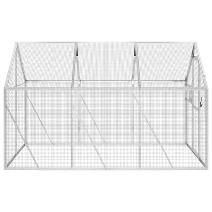 vidaXL Aviary Silver 1,79x3x1,85 m Aluminium 4