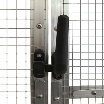 vidaXL Aviary Silver 1,79x3x1,85 m Aluminium 6