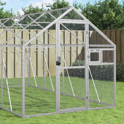 vidaXL Aviary 1.79x2x1.85 m Aluminium