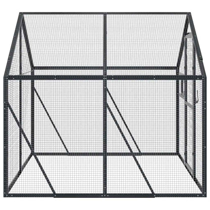 vidaXL Aviary Anthracite 1,79x2x1,85 m Aluminium 4