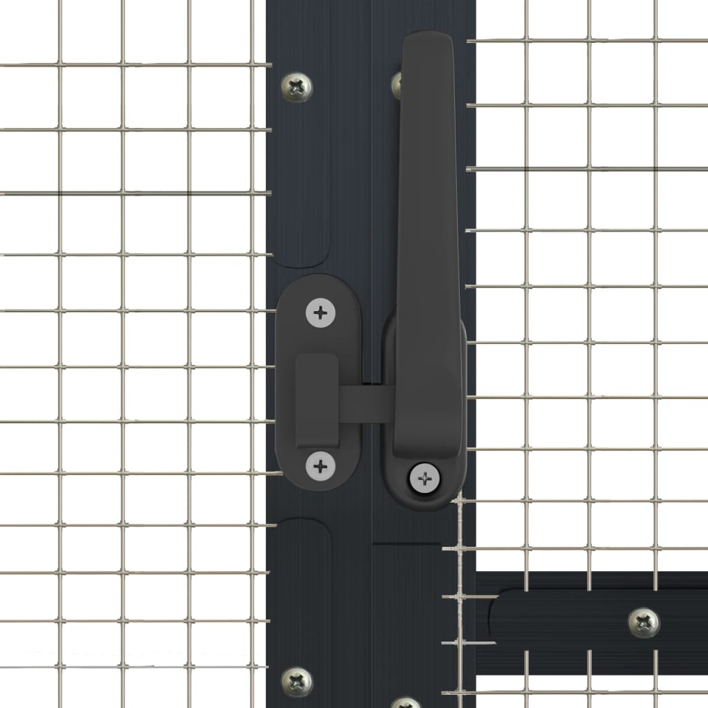 vidaXL Aviary Anthracite 1,79x2x1,85 m Aluminium 6